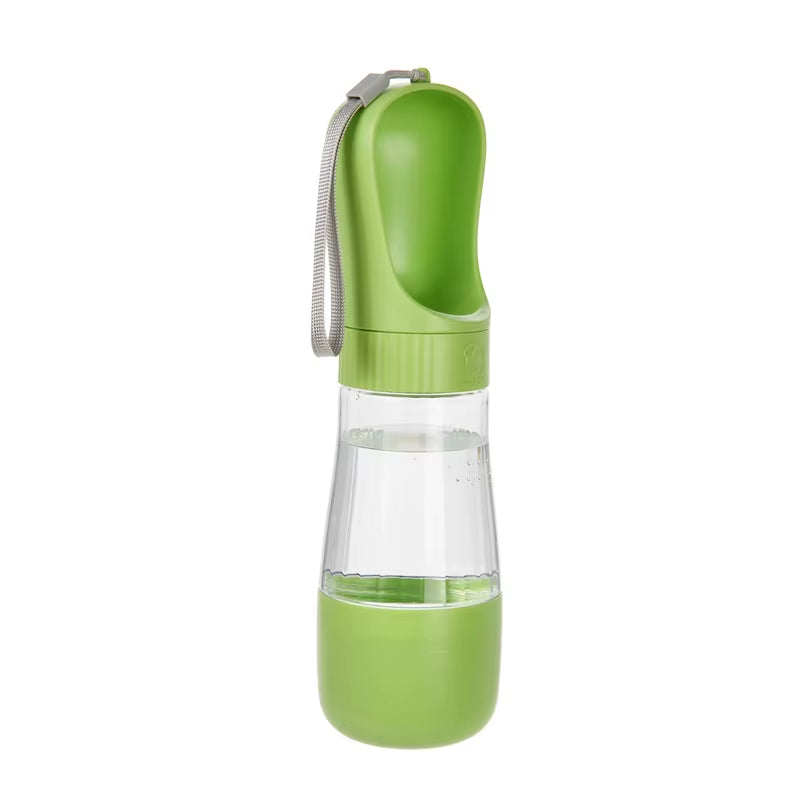 2-in-1 Portable Dog Water Bottle & Food Container β Travel Pet Dispenser for Dogs & Cats.