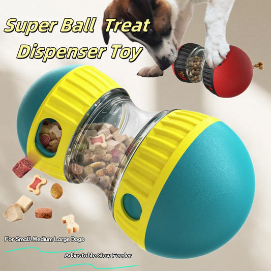 Interactive Treat Dispenser Toy for Dogs – Slow Feeder Ball for Small to Large Breeds