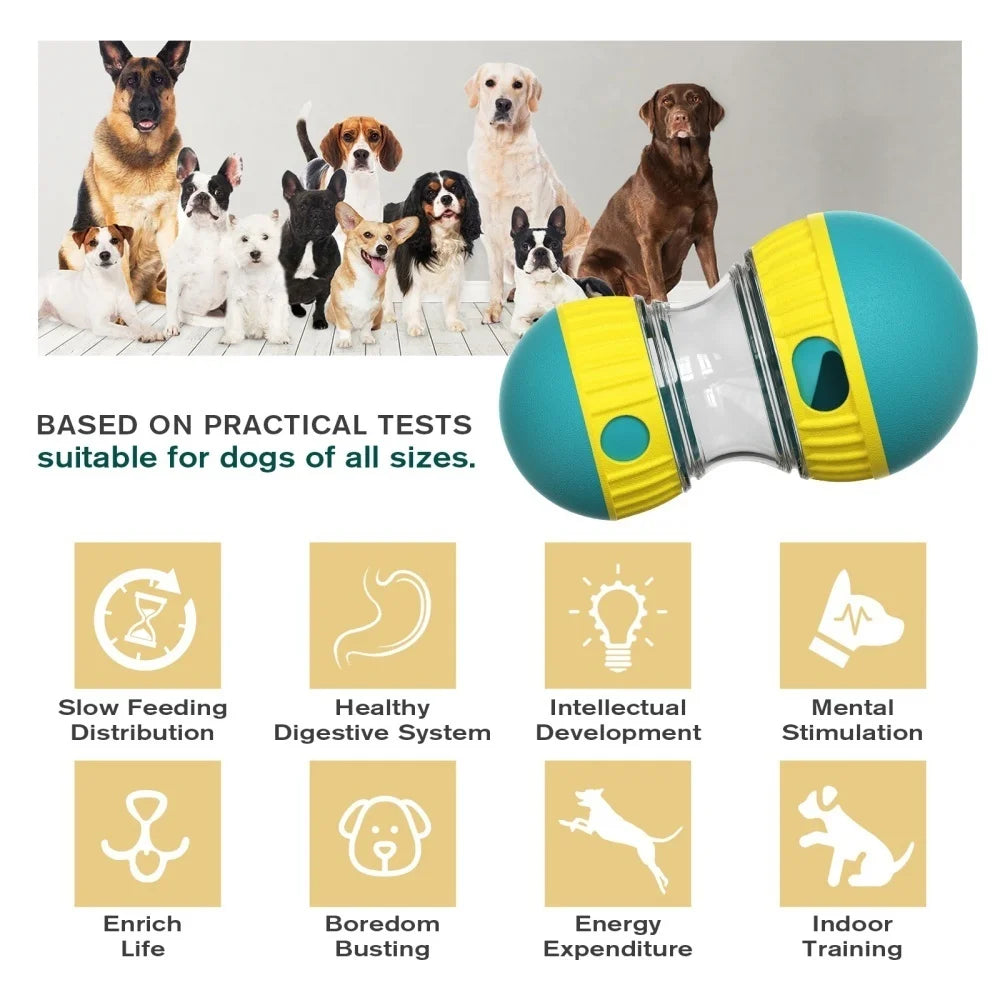 Interactive Treat Dispenser Toy for Dogs β Slow Feeder Ball for Small to Large Breeds
