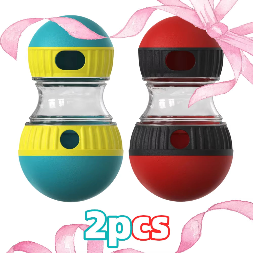 Pet Dog Treat Dispenser Toy for Small Medium Large Dogs Interactive Leaking Food Toy Adjustable Slow Feeder Training Beagle Cat