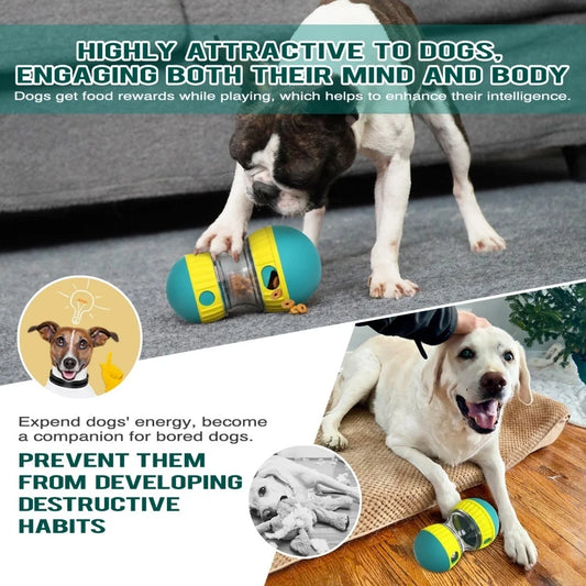 Interactive Treat Dispenser Toy for Dogs – Slow Feeder Ball for Small to Large Breeds