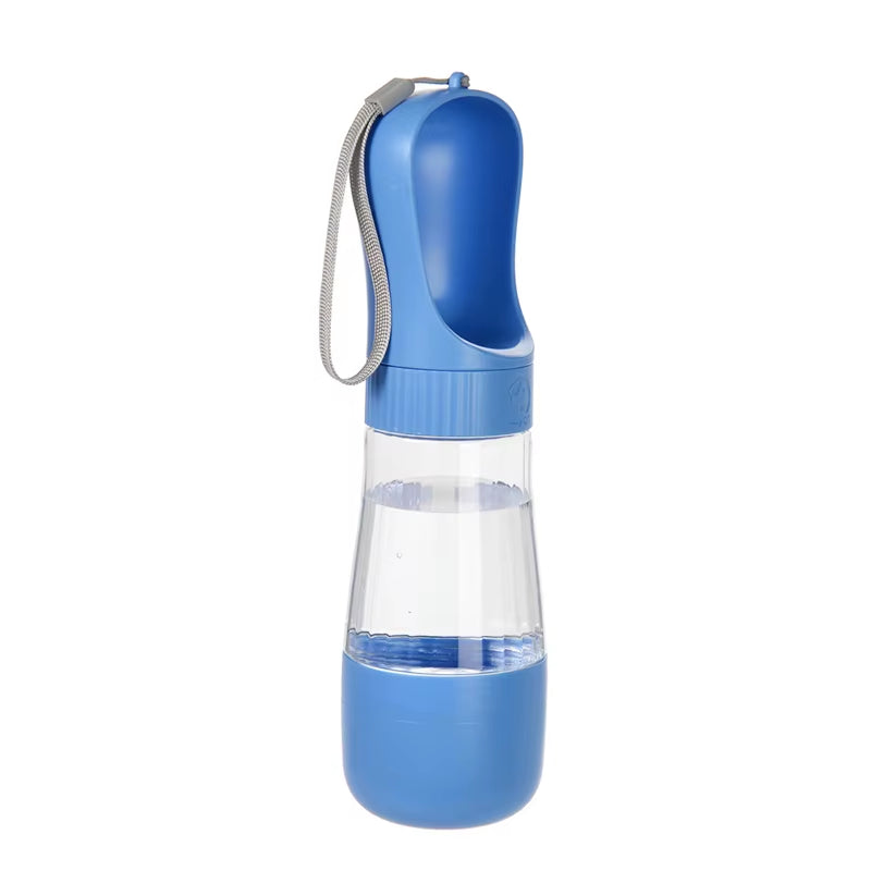2-in-1 Portable Dog Water Bottle & Food Container β Travel Pet Dispenser for Dogs & Cats.