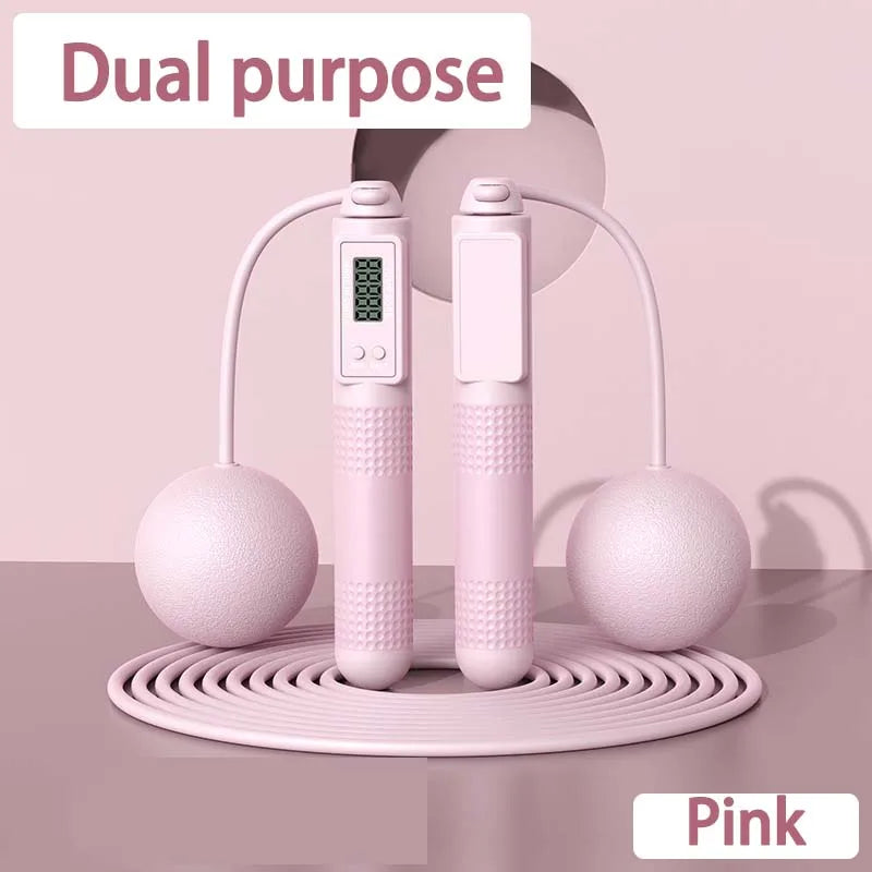 Jump Rope with Counter, Adjustable Skipping Rope with Calorie Counter, Smart Skipping Rope for Fitness Exercise and Weight Lose