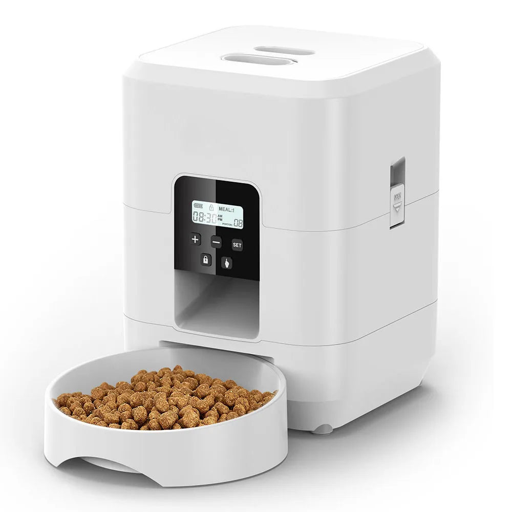 Smart Automatic Pet Feeder with App Control – Scheduled Meals