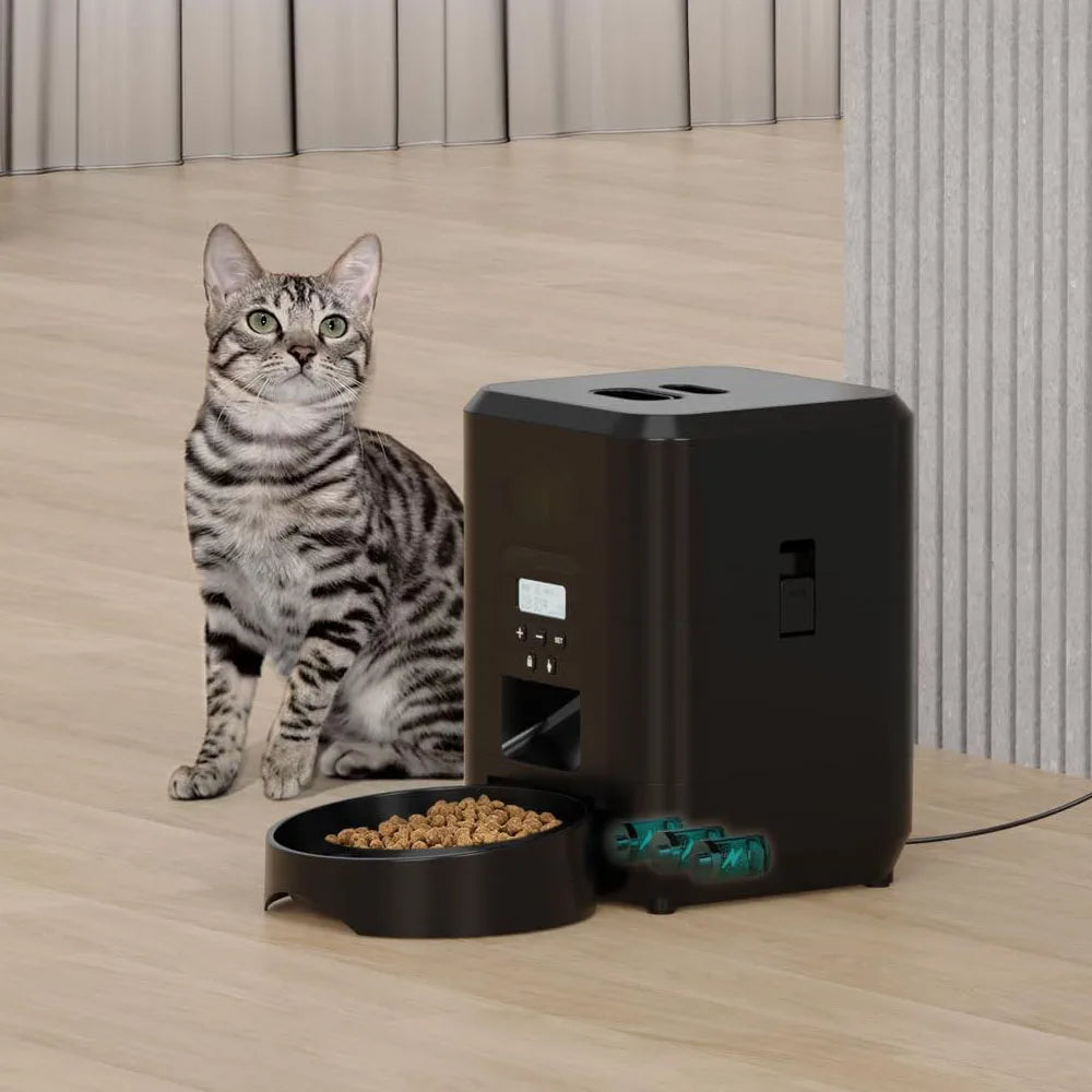 Smart Automatic Pet Feeder with App Control – Scheduled Meals