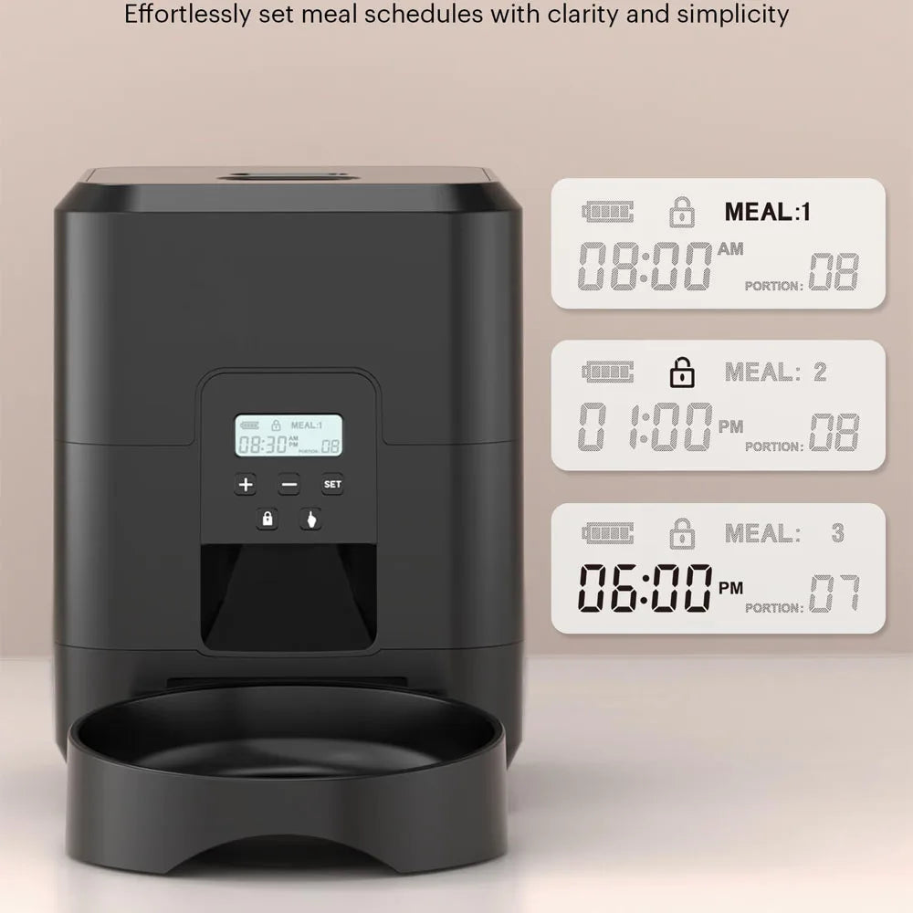 Smart Automatic Pet Feeder with App Control – Scheduled Meals