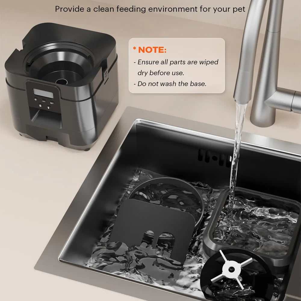 Smart Automatic Pet Feeder with App Control – Scheduled Meals